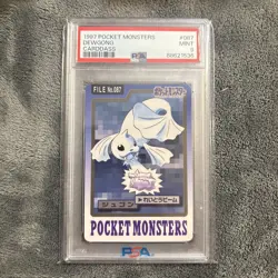 1997 Pocket Monsters Carddass #087 Dewgong Carddass PSA 9 - Image 1