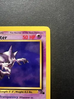Haunter 21/62 Fossil 1st Edition Rare Regular 50 HP English 1999 LP - Image 5