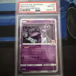 PSA 10 Mewtwo 184/SM-P | Pokemon KFC Stamped Promo Indonesian [US Seller] - Image 1