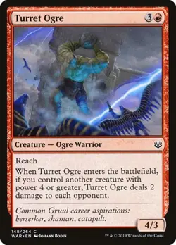1x Turret Ogre NM Eng MTG - War of the Spark - Image 1