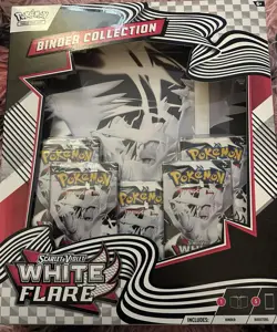 Pokemon white flare Binder Collection x1 - Brand New - Sealed - In Hand - Image 1