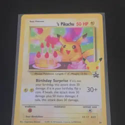 Pokemon TCG ______'s Pikachu 24/53 WotC Promo Holo (English) 50 HP - Image 2