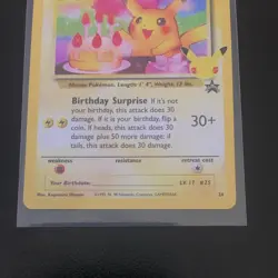 Pokemon TCG ______'s Pikachu 24/53 WotC Promo Holo (English) 50 HP - Image 3