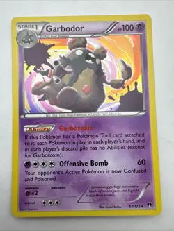 Pokemon TCG Garbodor Breakpoint 57/122 Holo Holo Rare - Image 1
