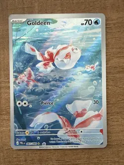Goldeen Pitch Black 87/84 IR Pokemon TCG Pack Fresh NM 4 - Image 1