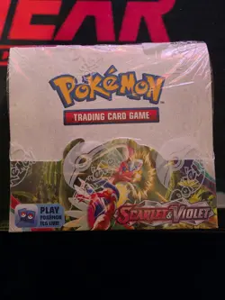 Nintendo Pokemon TCG Scarlet & Violet Booster Box - 36 Packs SLIGHT RIP 820650863240 - Image 1