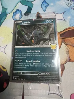 (FRENCH) Zarude Pitch black promo EB Games NEW SEALED - Image 1