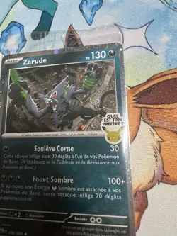 (FRENCH) Zarude Pitch black promo EB Games NEW SEALED - Image 2