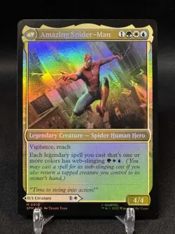 🌈 Peter Parker / Amazing Spider Man - Foil - Marvel's SPM MTG - NM/M - Image 2