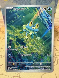 Froakie 88/86 Illustration Rare Pokemon Chaos Rising - Image 1