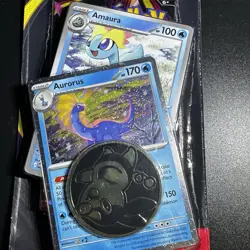 Pokemon TCG Pitch Black Aurorus Amaura Target Exclusive Premium Blister Sealed - Image 2
