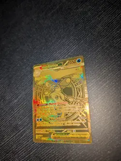 Mega Greninja EX 122/086 Evolutions Secret Rare Full Art Gold Holo - Image 2