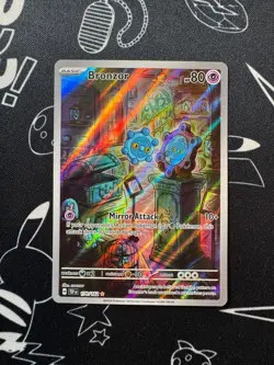 Bronzor 170/162 Pokemon TCG Temporal Forces Illustration Rare English - Image 1