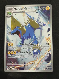 Manectric 089/084 ME Pitch Black Holo Full Art Illustration Rare Pokemon NM-MT - Image 1