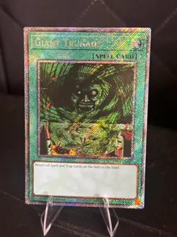 Yu-Gi-Oh! Giant Trunade SRL-EN048 Secret Rare Holo 1st Ed Spell Ruler - Image 1