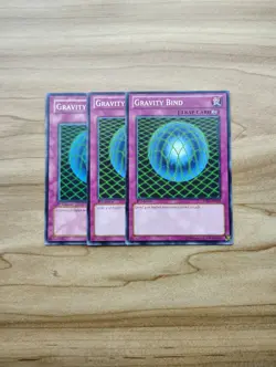 Yu-Gi-Oh! - Gravity Bind 3X - Full Playset Of Cards - Image 1
