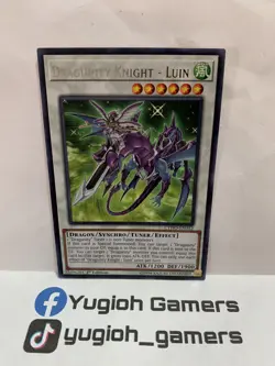 Yu-Gi-Oh Dragunity Knight-Luin CYHO-EN032 Rare 1st Edition Light Played - Image 1