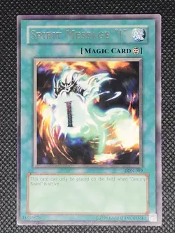 Spirit Message "I" LON-089 Unlimited Rare LP YuGiOh TCG - Image 1