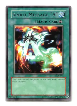 Spirit Message "A" - LON-091 Rare - YuGiOh-LP - Image 1