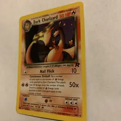 Pokemon Dark Charizard TCG Holo Rare Card 4/82 Mint Will Grade 9+ - Image 3