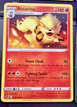 Pokemon TCG Growlithe Arcanine Lot (4) Various Sets Holo Regular NM Cards - Image 4