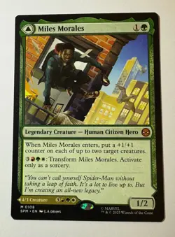 MTG Miles Morales Ultimate Spider-Man - Marvel's Spider-Man - NM - Image 1