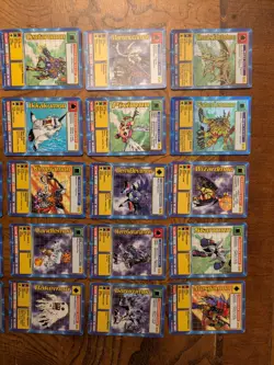 Bandai 1999 Digimon TCG 30-Card Lot English Regular Finish Power Blast - Image 3