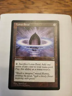 MTG Magic the Gathering Lotus Petal Tempest the List - Image 1