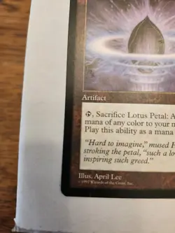 MTG Magic the Gathering Lotus Petal Tempest the List - Image 4