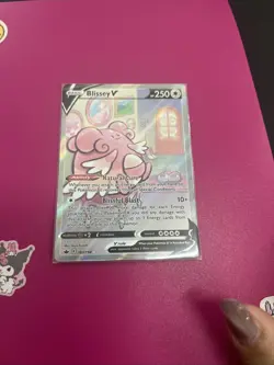 Blissey V 183/198 Alternate Full Art Chilling Reign Pokemon Card - Image 2
