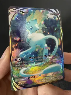 Shiny Mew Pokemon Pocket Card TCG DISPLAY ART CARD - Image 2