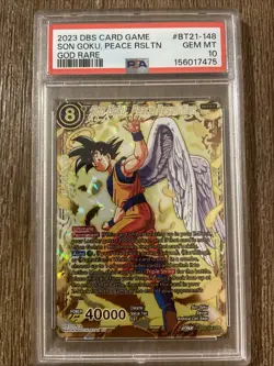 Dragon Ball Super Card Game Son Goku Peace Resolutions PSA 10 Gem Mint 💎 - Image 2