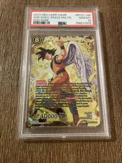Dragon Ball Super Card Game Son Goku Peace Resolutions PSA 10 Gem Mint 💎 - Image 3