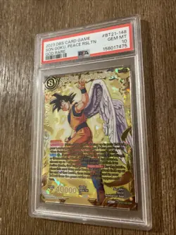 Dragon Ball Super Card Game Son Goku Peace Resolutions PSA 10 Gem Mint 💎 - Image 5