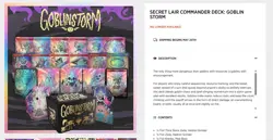 MTG Secret Lair | Goblin Storm Commander Deck | NEW, Sealed, On Hand! - Image 1