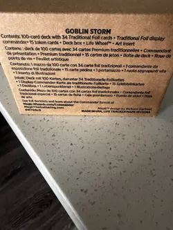 MTG Secret Lair | Goblin Storm Commander Deck | NEW, Sealed, On Hand! - Image 2