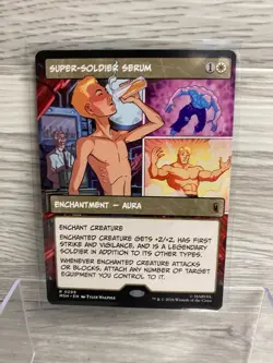 Super-Soldier Serum (Borderless) 299 Marvel Super Heroes Magic: The Gathering NM - Image 1