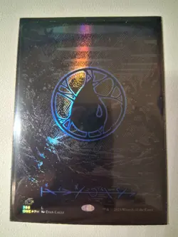 MTG Phyrexia: All Will Be One Full Art Oil Slick Raised Foil Lands 7 Total - Image 3