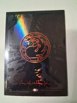 MTG Phyrexia: All Will Be One Full Art Oil Slick Raised Foil Lands 7 Total - Image 4