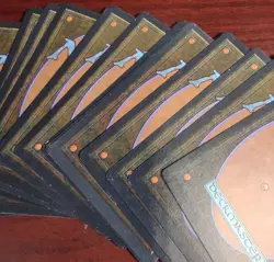 21 ISLAND mtg 7 Each Variant PLAYED Unlimited Edition Basic Land Vintage Mana - Image 3