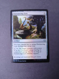MTG Entrancing Lyre Foil (233) Theros Beyond Death LP - Image 1