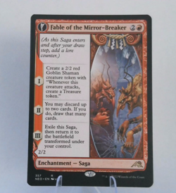 Fable of the Mirror-Breaker - Kamigawa: Neon Dynasty MTG English NM Rare - Image 1
