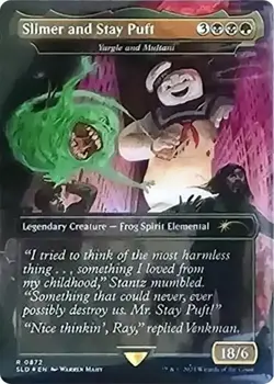 Slimer and Stay Puft - Yargle and Multani (Rainbow Foil) [Secret Lair Drop Serie - Image 1