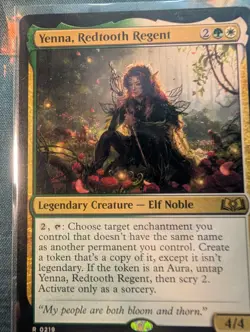 Wilds of Eldraine Magic: The Gathering Yenna, Redtooth Regent - Image 1