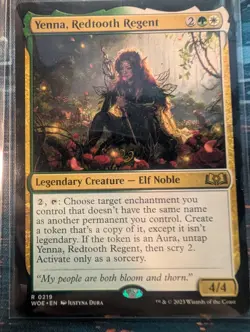 Wilds of Eldraine Magic: The Gathering Yenna, Redtooth Regent - Image 2