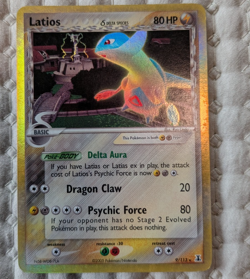 Pokemon Latios 9/113 EX Delta Species Holo Rare HEAVLY PLAYED / DAMAGED - Image 1