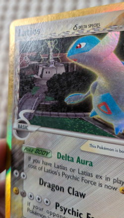 Pokemon Latios 9/113 EX Delta Species Holo Rare HEAVLY PLAYED / DAMAGED - Image 3