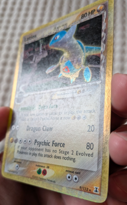 Pokemon Latios 9/113 EX Delta Species Holo Rare HEAVLY PLAYED / DAMAGED - Image 4