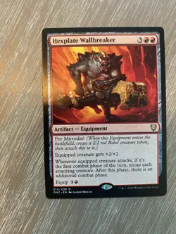 🔮 MTG: Hexplate Wallbreaker Commander: Phyrexia: All Will Be One Regular - Image 1