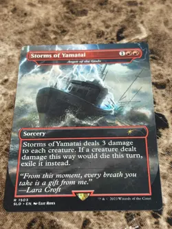 STOMRS OF YAMATAI - Anger of the Gods Magic MTG Secret Lair Borderless - Image 1